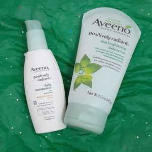 Aveeno Positively Radiant Scrub & Moisturizer